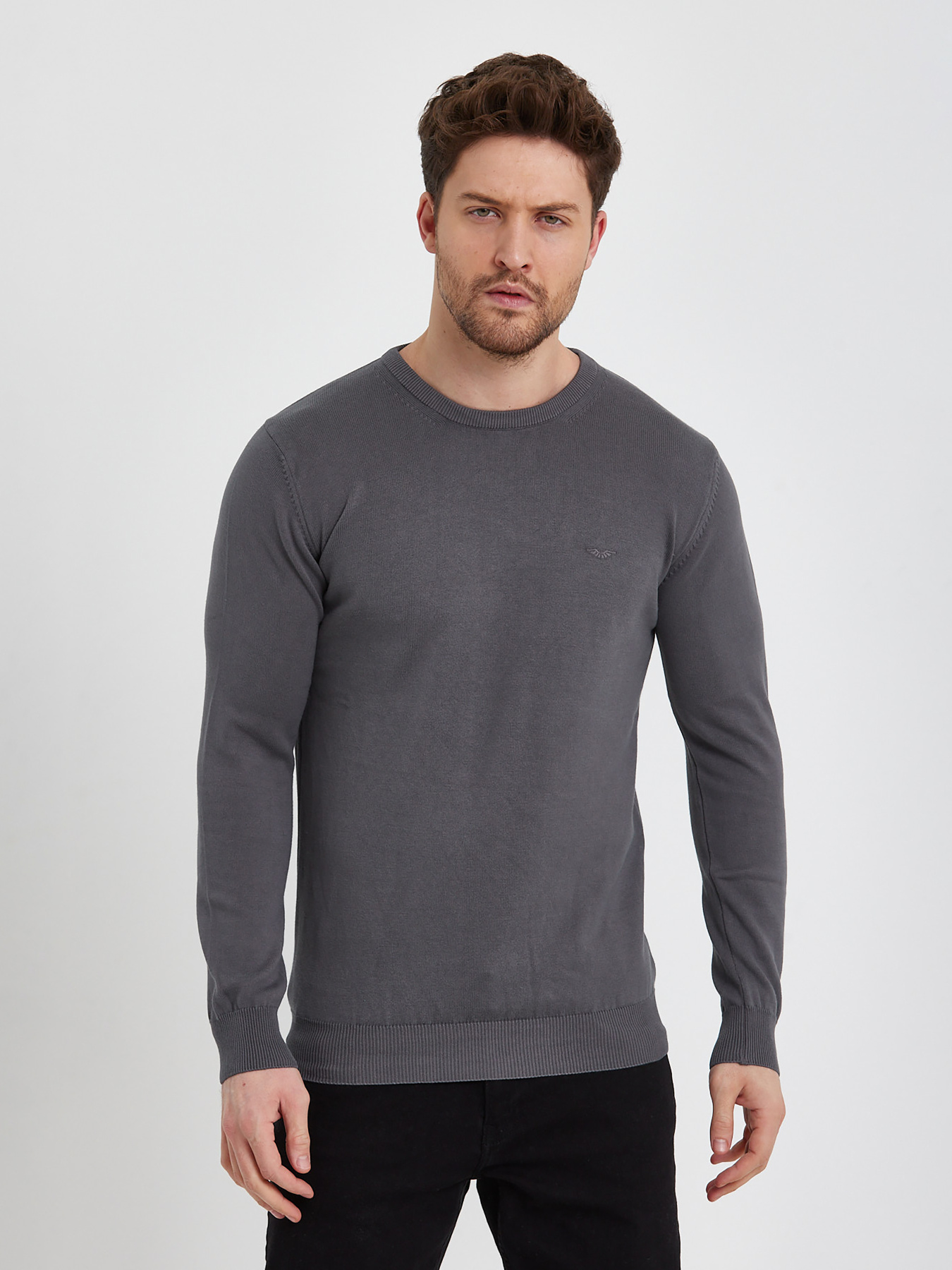 Свитры и кардиганы Trend Collection модель TC9777GreySVTRMN Фото