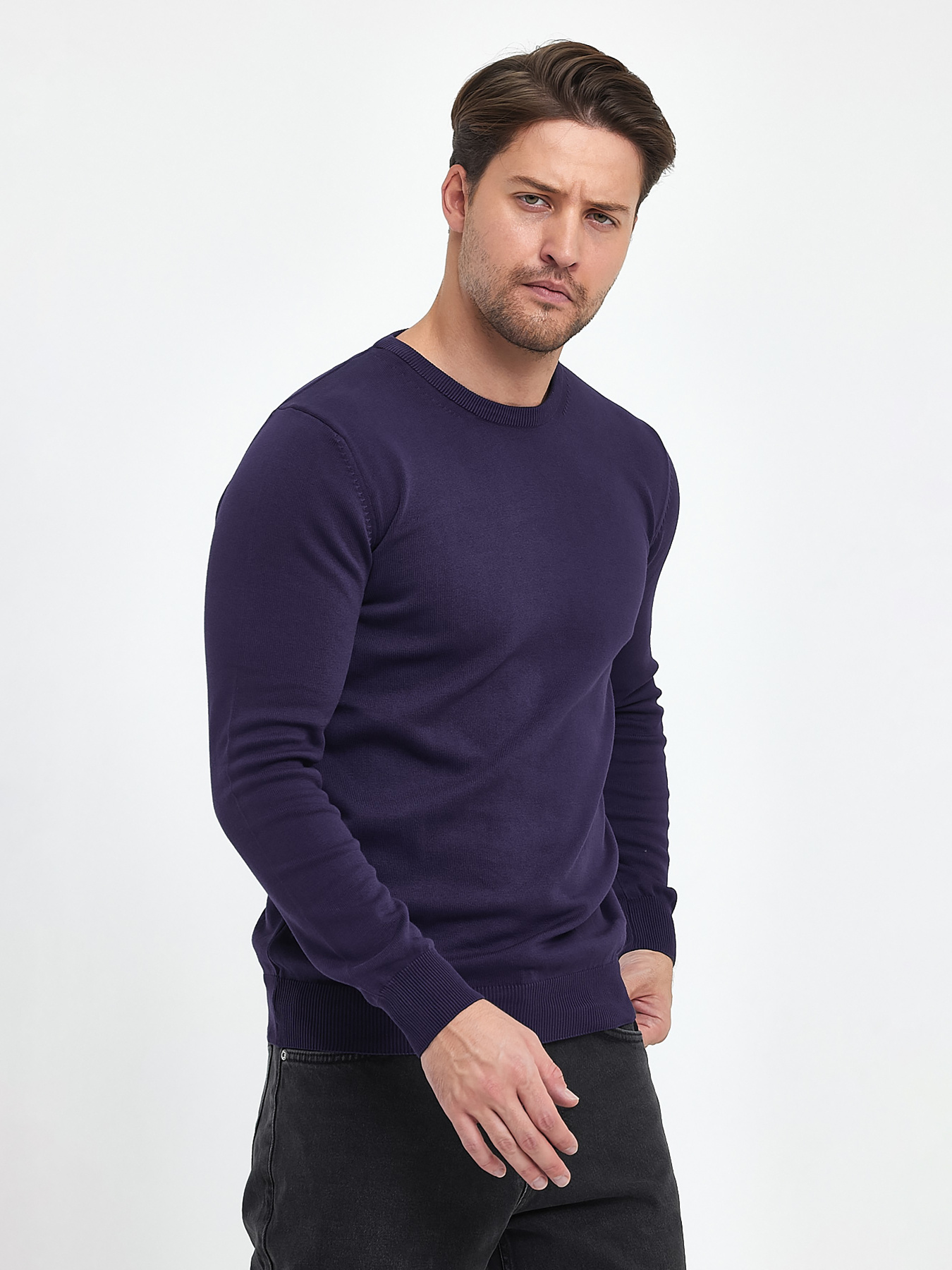 Свитры и кардиганы Trend Collection модель TC9670VioletSVTRMN Фото