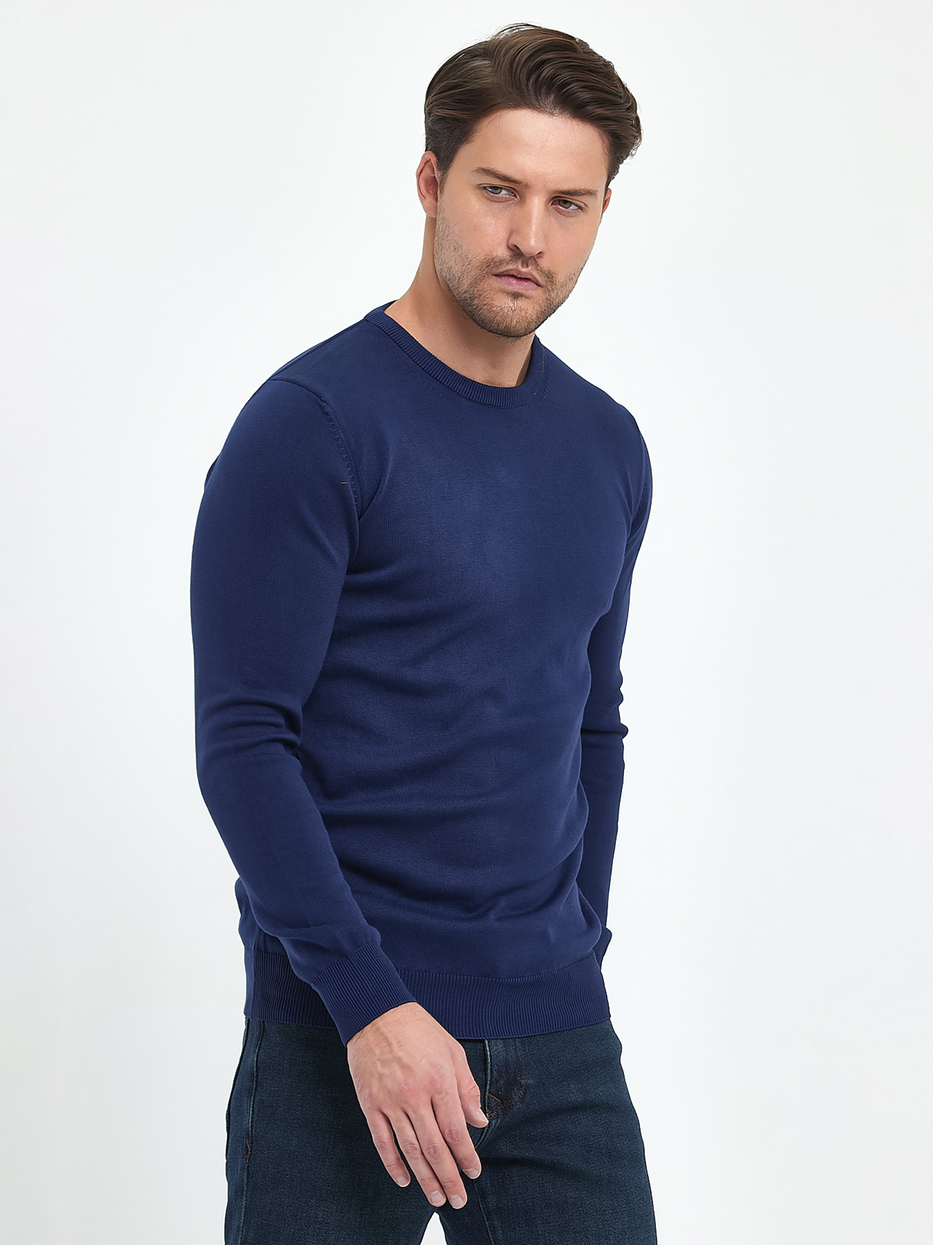 Свитры и кардиганы Trend Collection модель TC9667BlueSVTRMN Фото