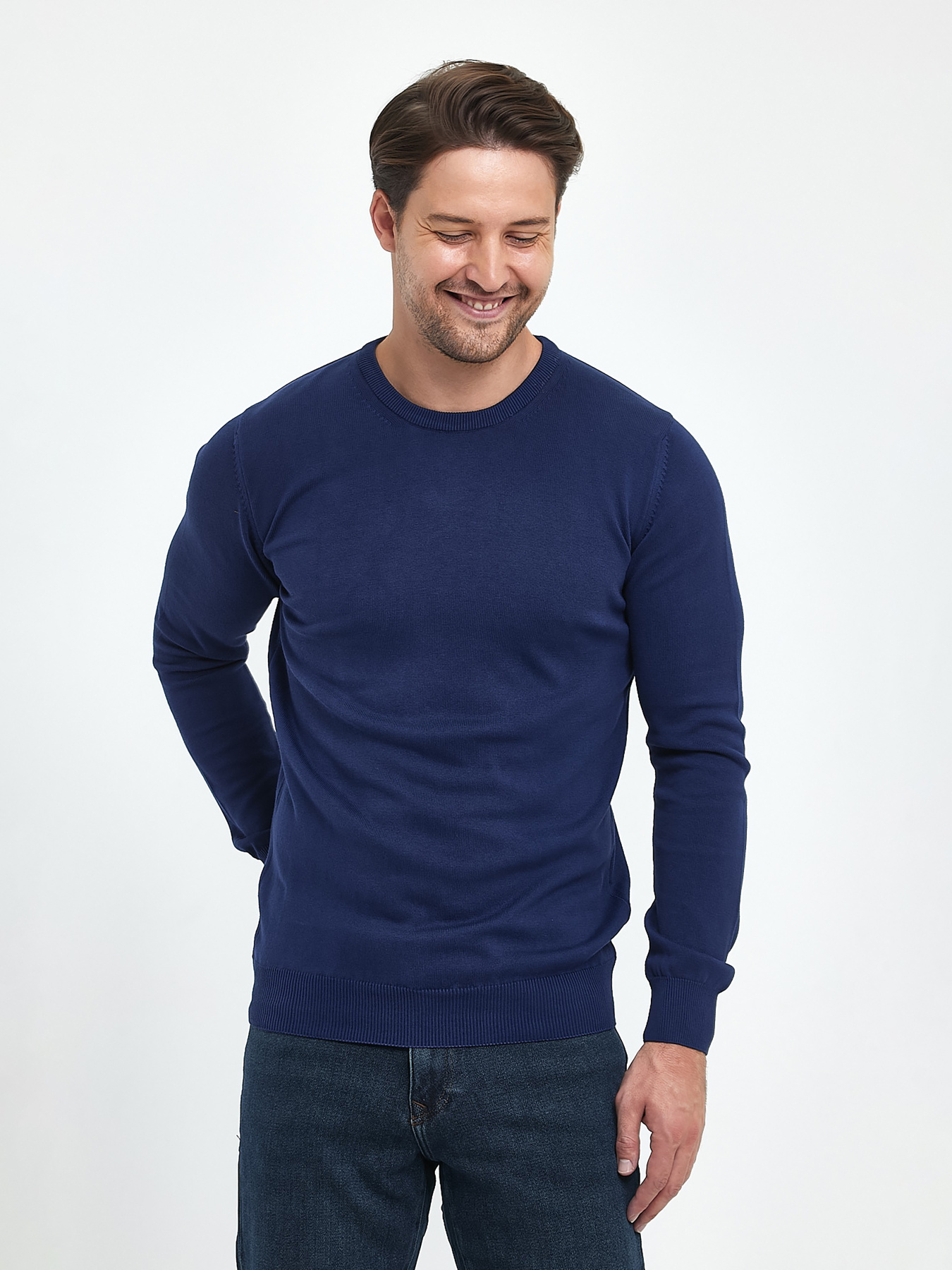 Свитры и кардиганы Trend Collection модель TC9667BlueSVTRMN Фото