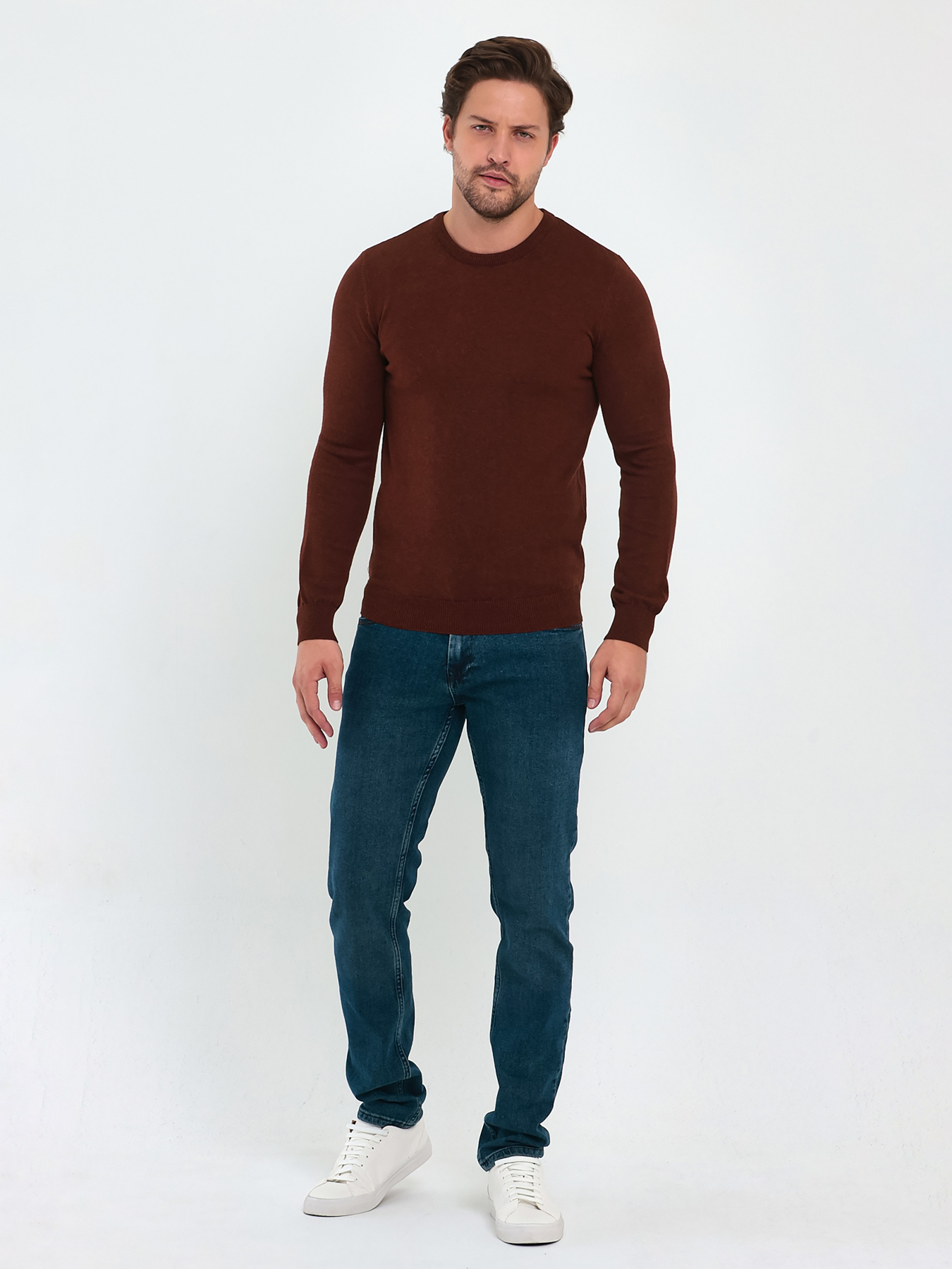 Свитры и кардиганы Trend Collection модель TC9612DarkBrownSVTRMN Фото