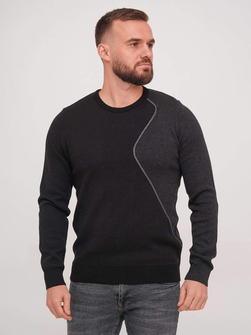 Светри та кардигани Trend Collection модель TC7239BlackGreySVTRMN Фото