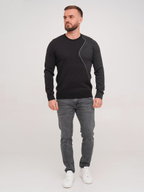 Свитры и кардиганы Trend Collection модель TC7239BlackGreySVTRMN Фото