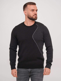 Свитры и кардиганы Trend Collection модель TC7239BlackGreySVTRMN Фото