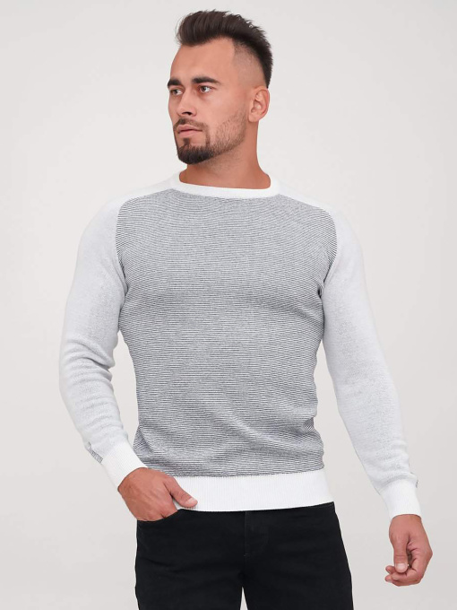 Свитры и кардиганы Trend Collection модель TC6811WhiteBlueSVTRMN Фото