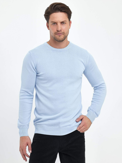 Свитры и кардиганы Trend Collection модель TC6736LightBlueSVTRMN Фото
