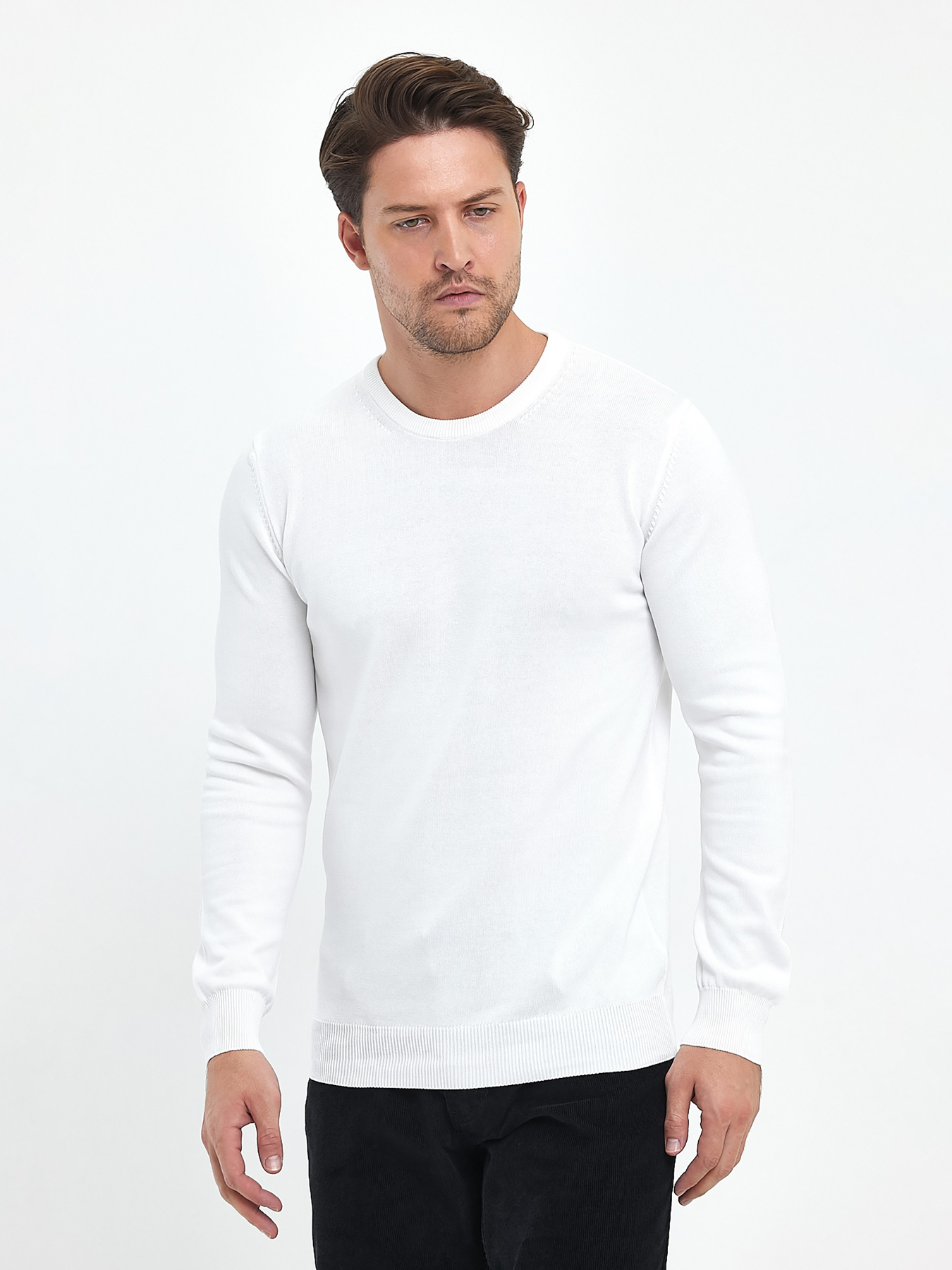 Свитры и кардиганы Trend Collection модель TC6732WhiteSVTRMN Фото