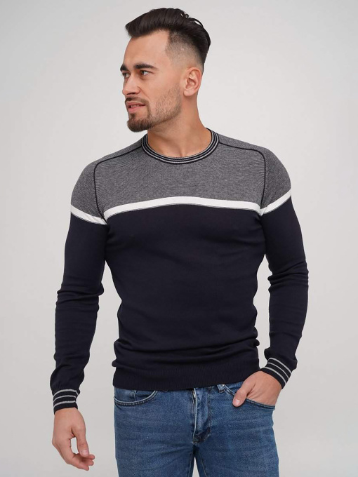 Свитры и кардиганы Trend Collection модель TC5962BlueSVTRMN Фото