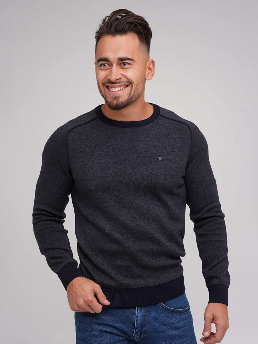 Свитры и кардиганы Trend Collection модель TC5679BlueGreySVTRMN Фото