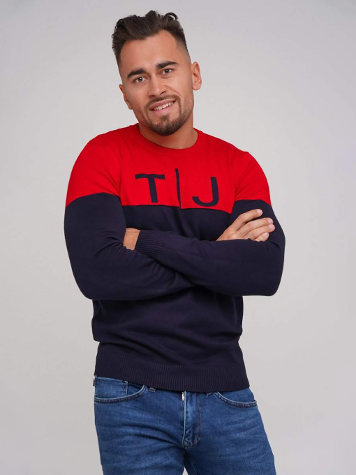 Свитры и кардиганы Trend Collection модель TC5676RedBlueSVTRMN Фото