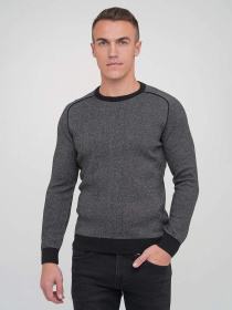 Свитры и кардиганы Trend Collection модель TC5467BlackWhiteSVTRMN Фото