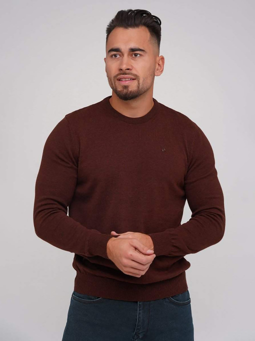 Свитры и кардиганы Trend Collection модель TC5377DarkBrownSVTRMN Фото