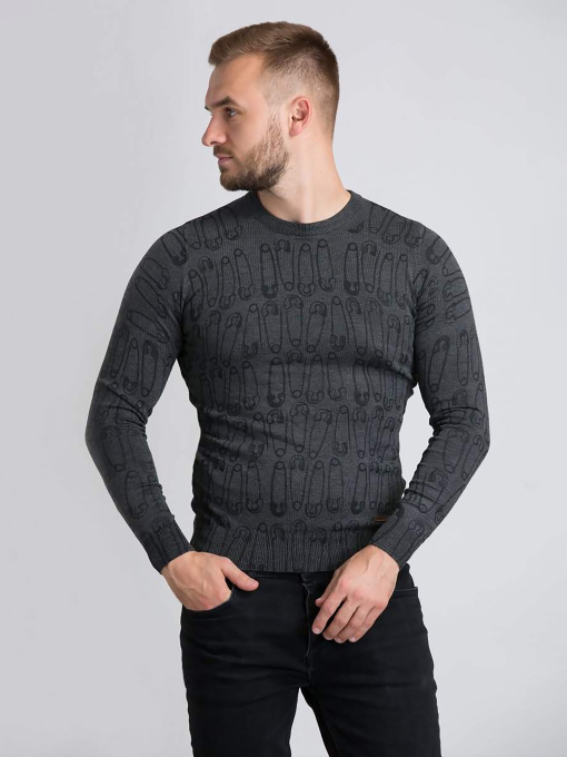 Свитры и кардиганы Trend Collection модель TC1468GreySVTRMN Фото