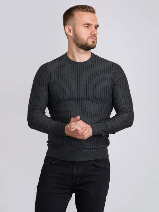 Свитры и кардиганы Trend Collection модель TC1456GreySVTRMN Фото