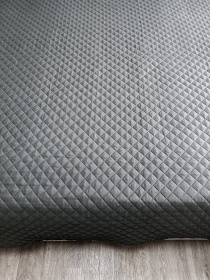 Покрывало декоративное антиаллергенное серого цвета Nid Grey Ecotton модель 25179 Фото