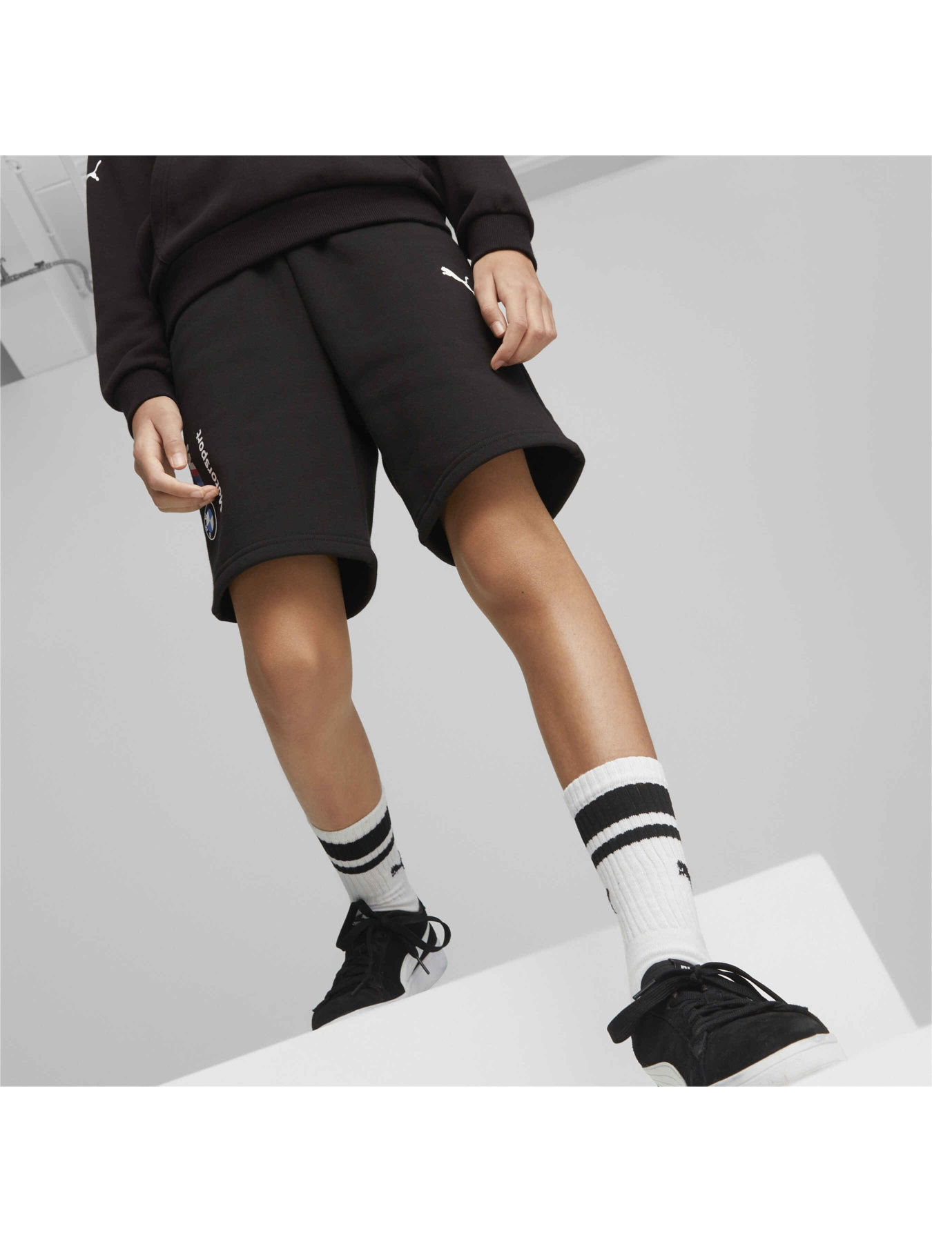Шорты PUMA Bmw Mms Kids Ess Shorts модель 538313 Фото