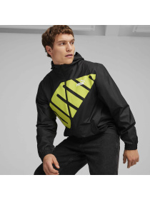 Куртки та дублянки PUMA Hooded Graphic Windbreaker модель 623837 Фото