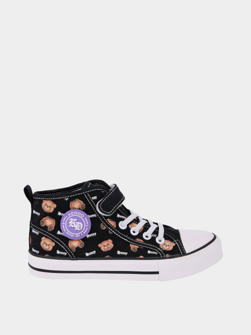 Кеди Keddo модель 547423/05-01W-black Фото