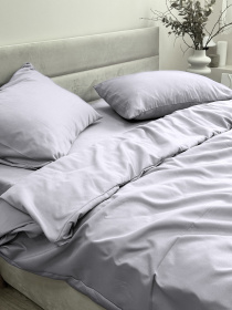 Комплект постельного белья Light Grey светло-серого цвета Ecotton модель 24553 Фото