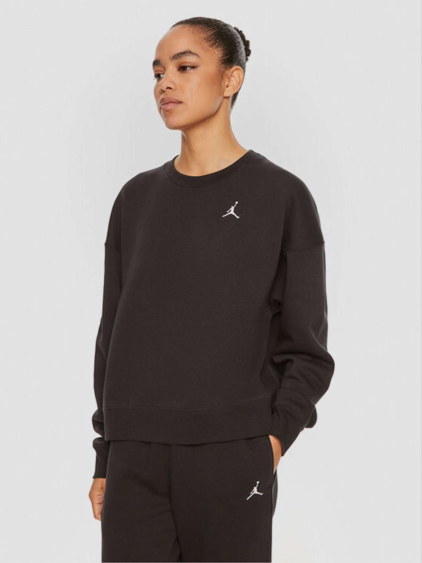 Худі та світшоти Jordan Brooklyn Fleece Crewneck модель FN4491-010 Фото