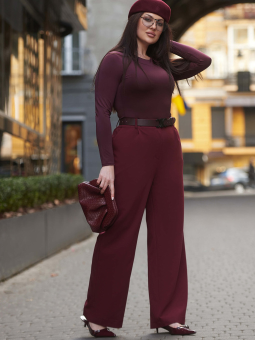 Брюки Jadone Fashion модель КBryuky_Temis_burgundiN Фото