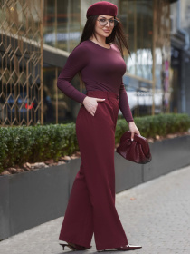 Брюки Jadone Fashion модель КBryuky_Temis_burgundiN Фото
