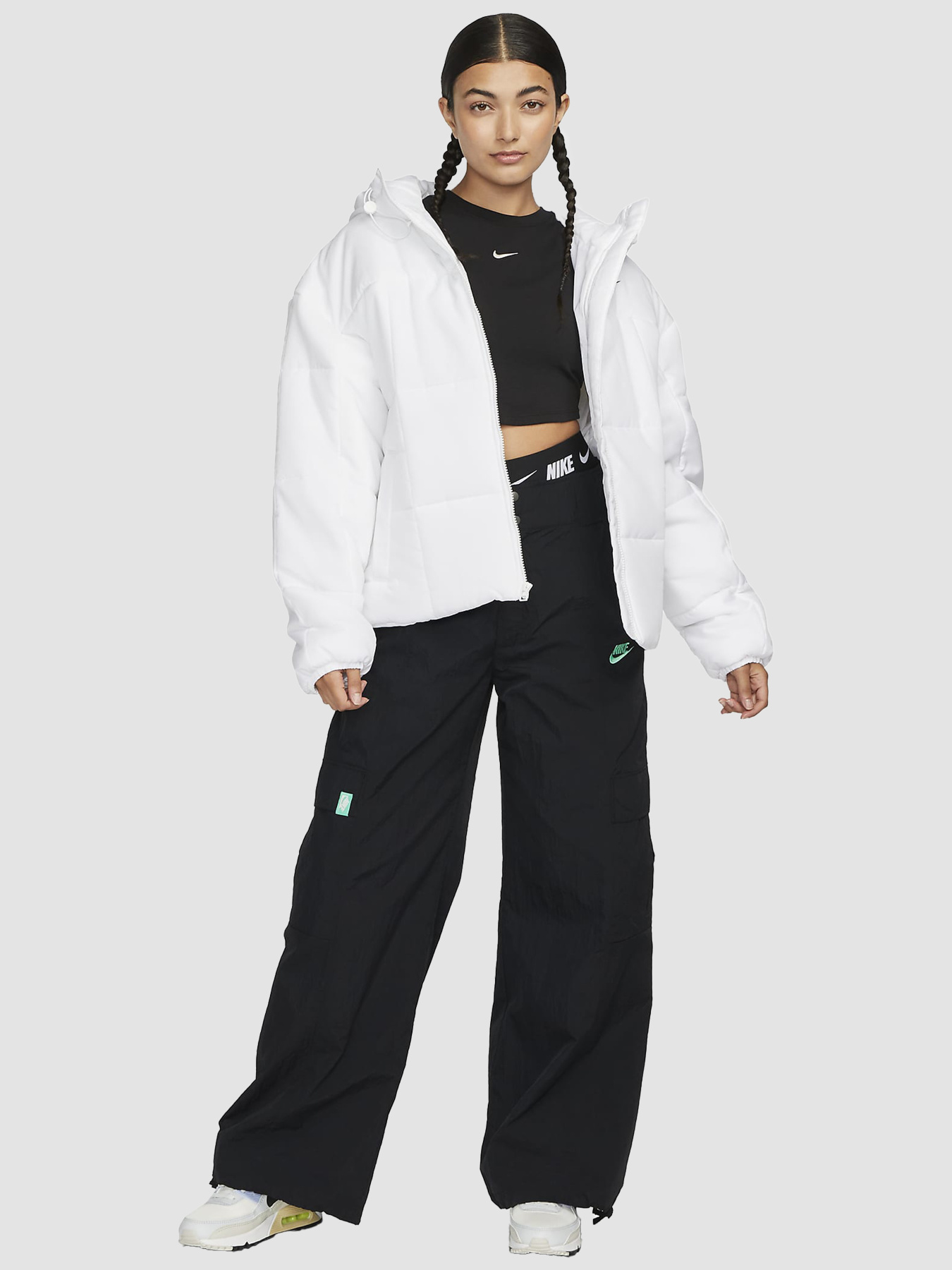 Куртки та дублянки NIKE Sportswear Classic Puffer Therma-Fit Loose Hooded Jacket модель FB7672-100 Куртки та дублянки NIKE Sportswear Classic Puffer Therma-Fit Loose Hooded Jacket модель FB7672-100 Фото