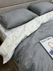 Комплект постельного белья Абстракционный дуэт двусторонний Ecotton модель 23672-21205 Фото