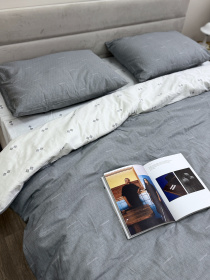 Комплект постельного белья Абстракционный дуэт двусторонний Ecotton модель 23672-21205 Фото