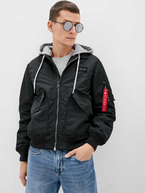 Куртки и дубленки Airboss модель 017600823221_black Фото
