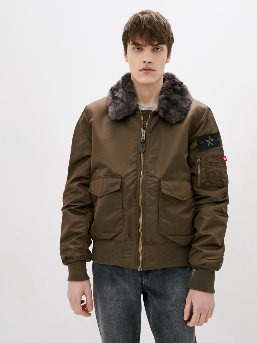 Куртки и дубленки Airboss модель 172000353221_brown Фото