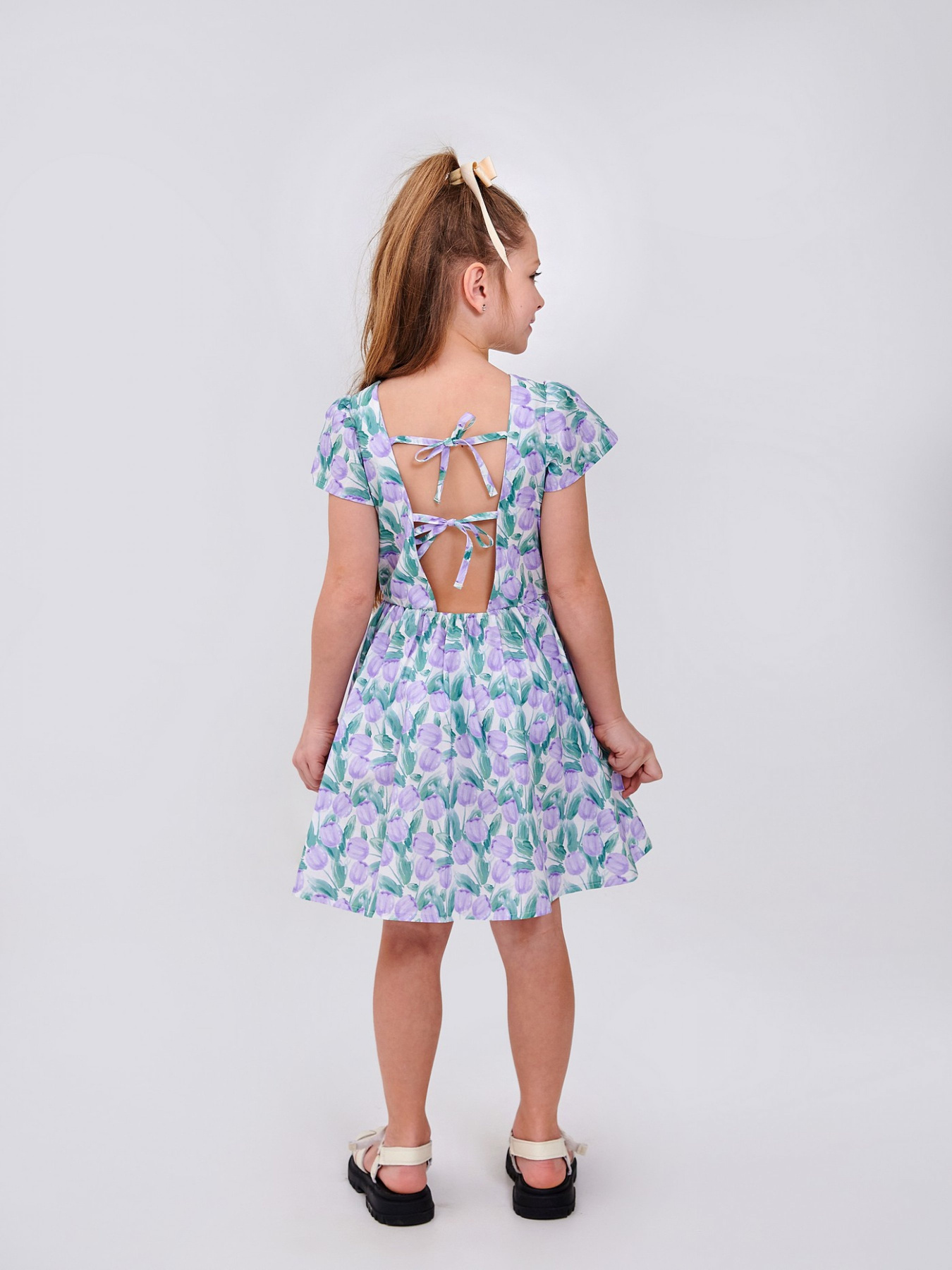 Сукні SMIL модель smil_120430-1-risunok-lavandovye-tulpany Фото