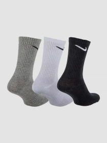 Шкарпетки та гольфи NIKE U Nk Everyday Ltwt Crew 3Pr модель SX7676-964 Фото