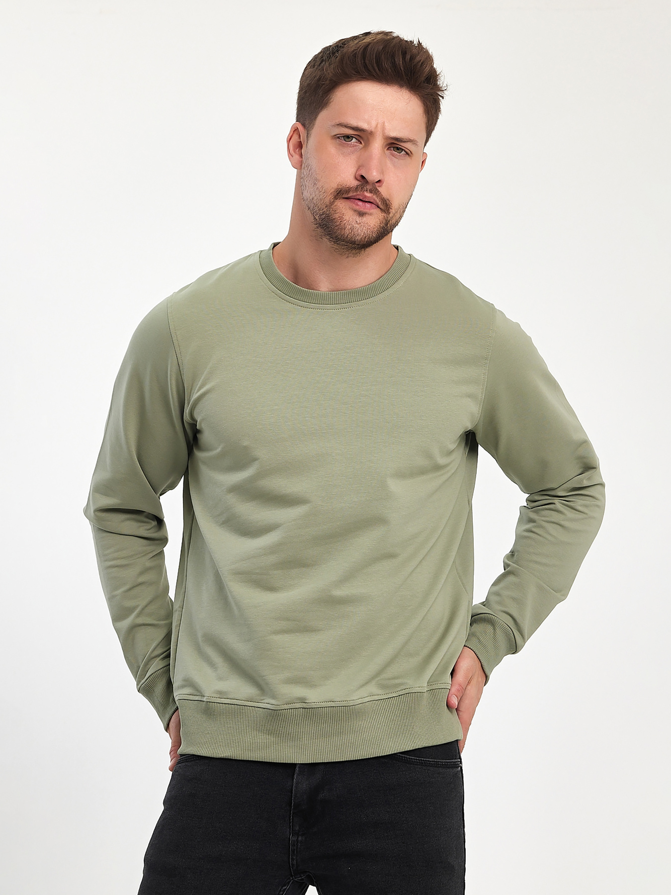 Худі та світшоти Trend Collection модель TC11180OliveSVTSHT Фото