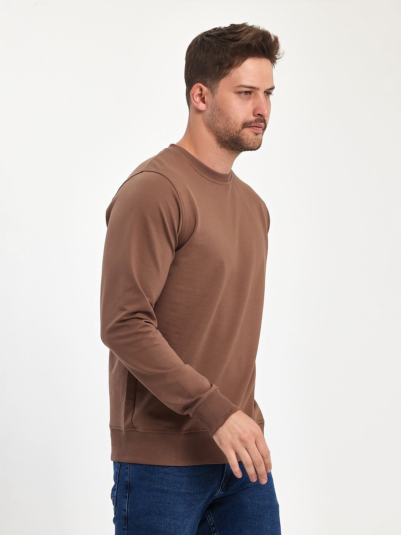 Худі та світшоти Trend Collection модель TC11179BrownSVTSHT Фото