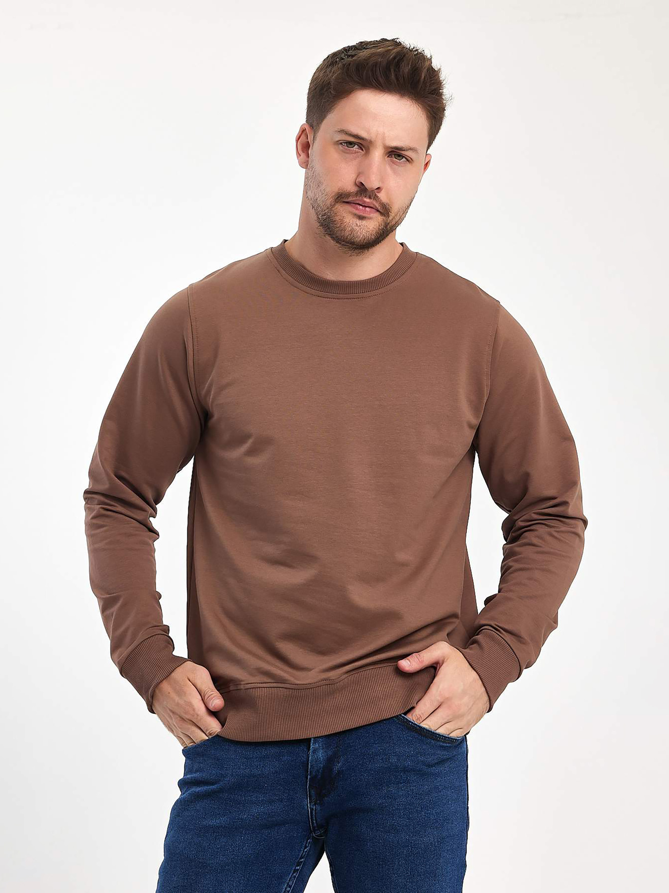 Худі та світшоти Trend Collection модель TC11179BrownSVTSHT Фото