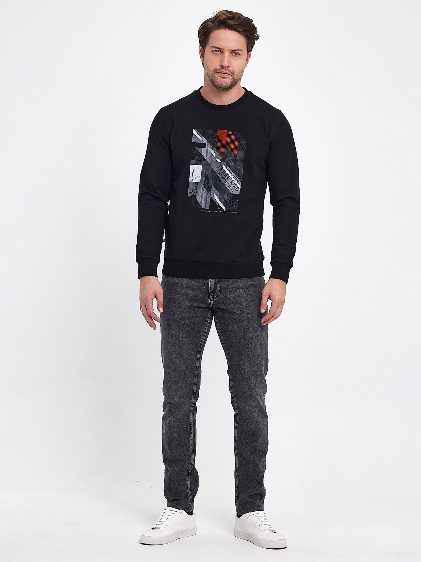 Худі та світшоти Trend Collection модель TC9555BlackSVTSHT Фото
