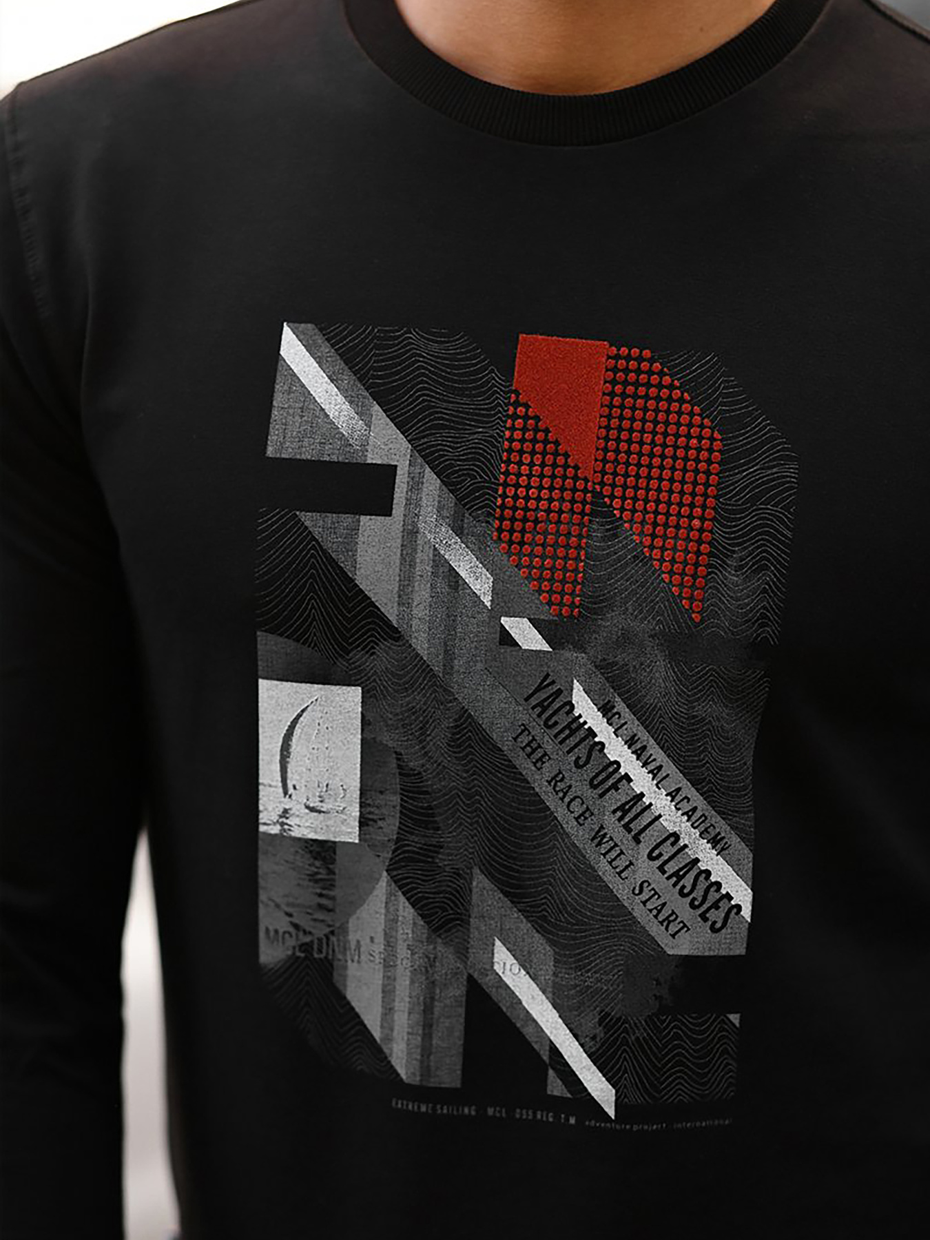 Худі та світшоти Trend Collection модель TC9555BlackSVTSHT Фото