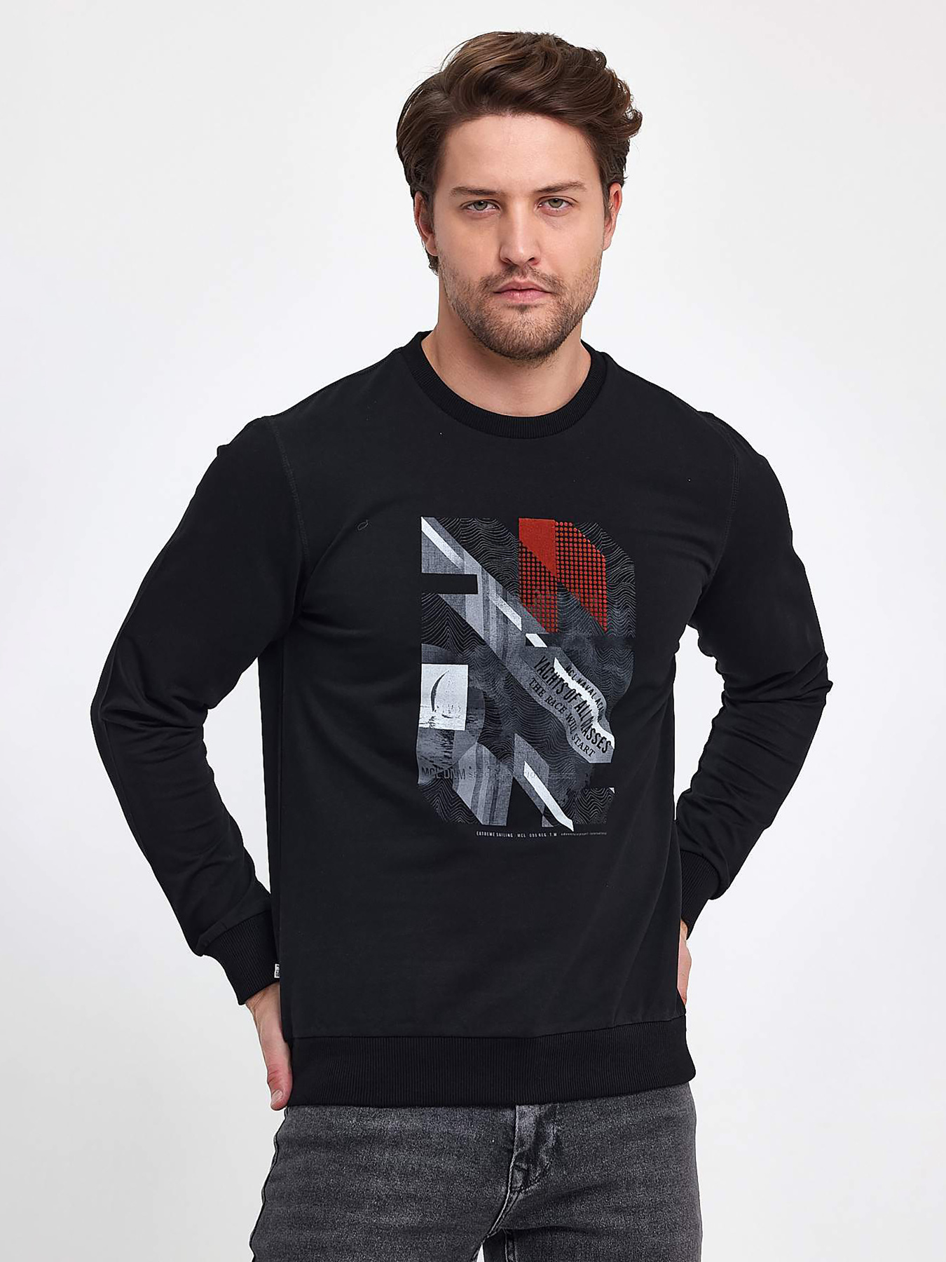Худі та світшоти Trend Collection модель TC9555BlackSVTSHT Фото