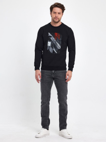 Худі та світшоти Trend Collection модель TC9555BlackSVTSHT Фото