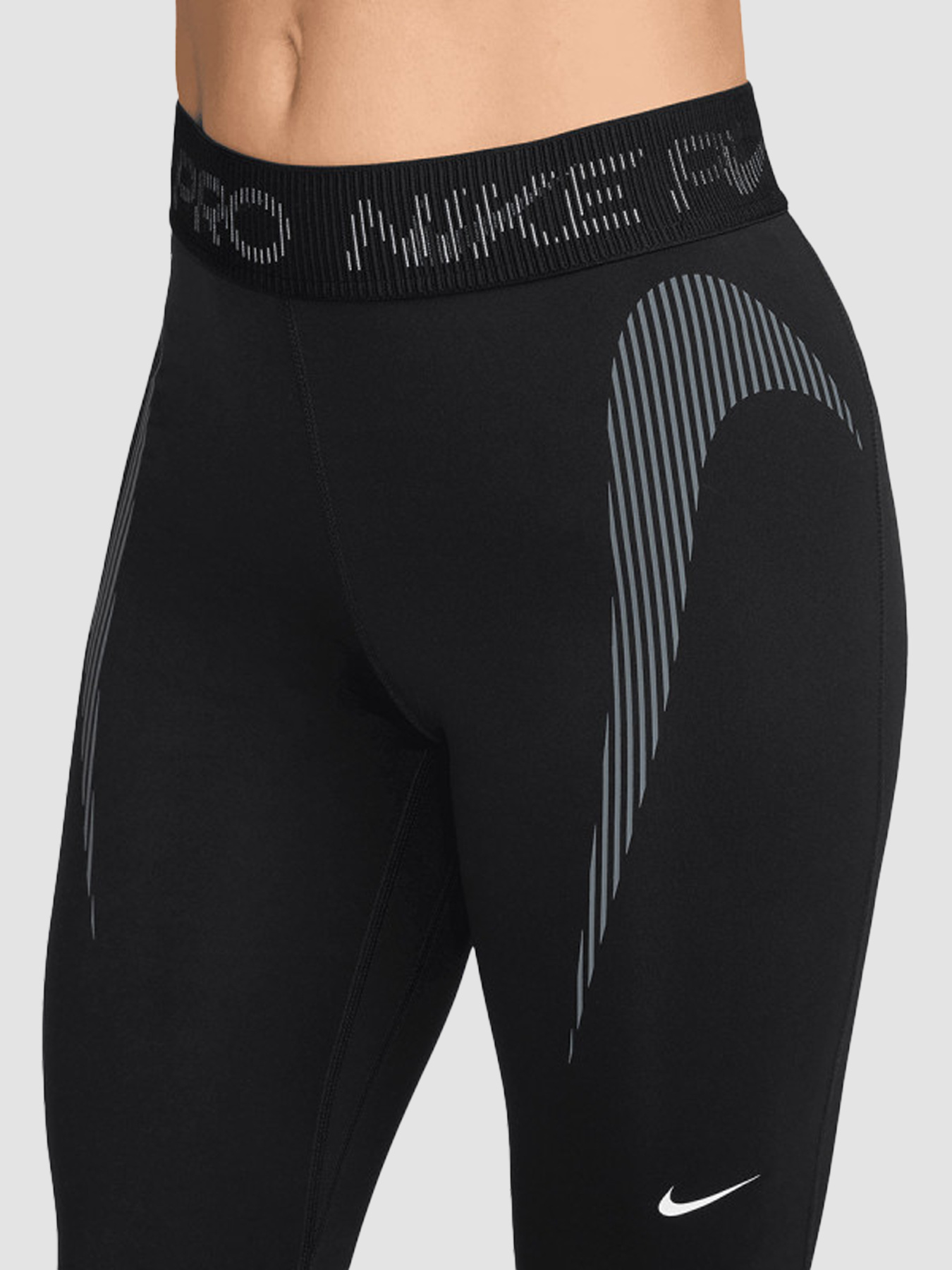 Брюки NIKE Pro Dri-Fit Mid-Rise модель HJ1219-010 Брюки NIKE Pro Dri-Fit Mid-Rise модель HJ1219-010 Фото