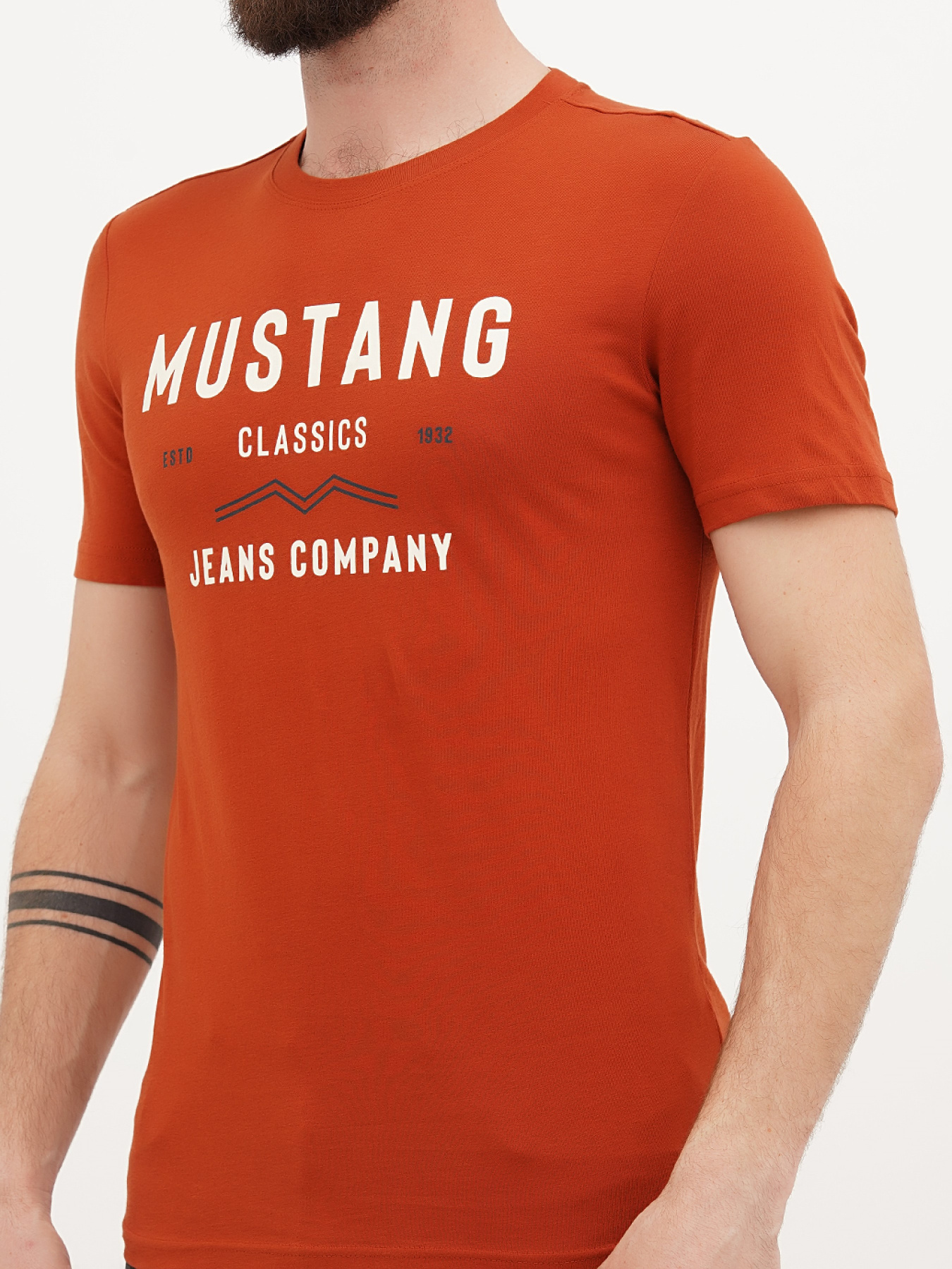 Футболки и поло Mustang Jeans Alex C Print модель 1014446 Фото