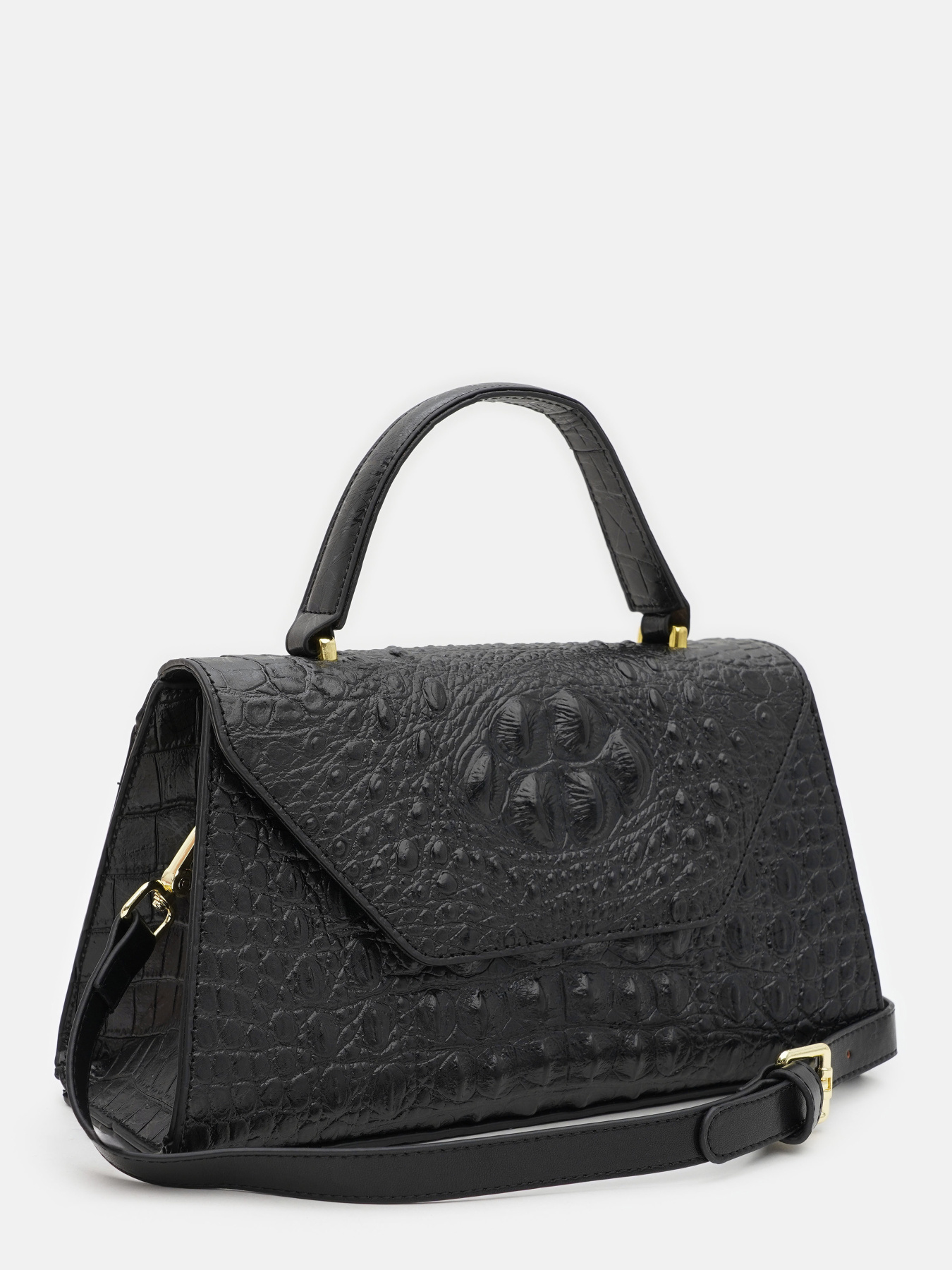 Сумки Borsa Leather модель K1213D-black Фото