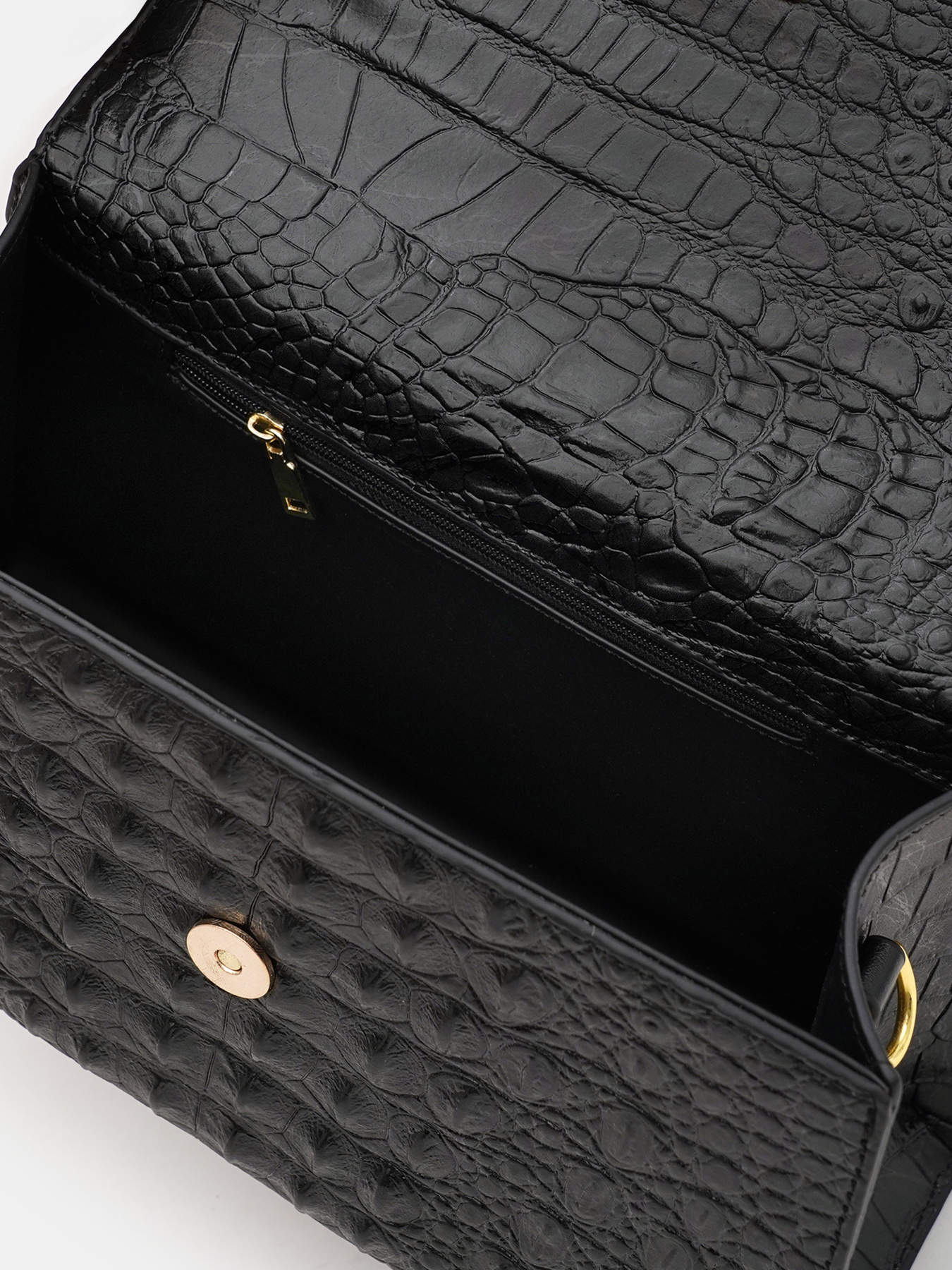 Сумки Borsa Leather модель K1213D-black Фото