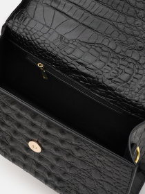Сумки Borsa Leather модель K1213D-black Фото