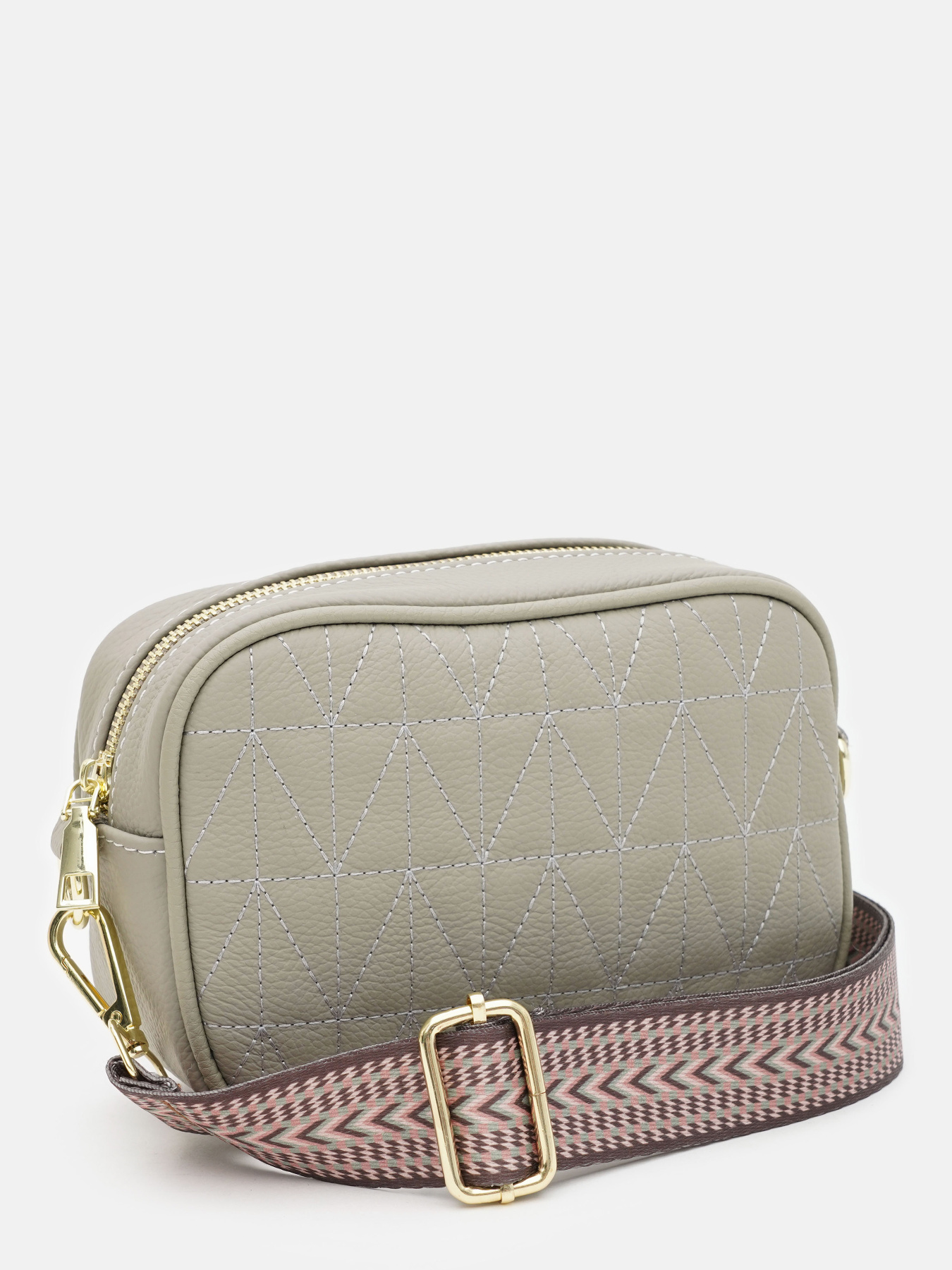 Сумки Borsa Leather модель K16602light.gr-gray Фото
