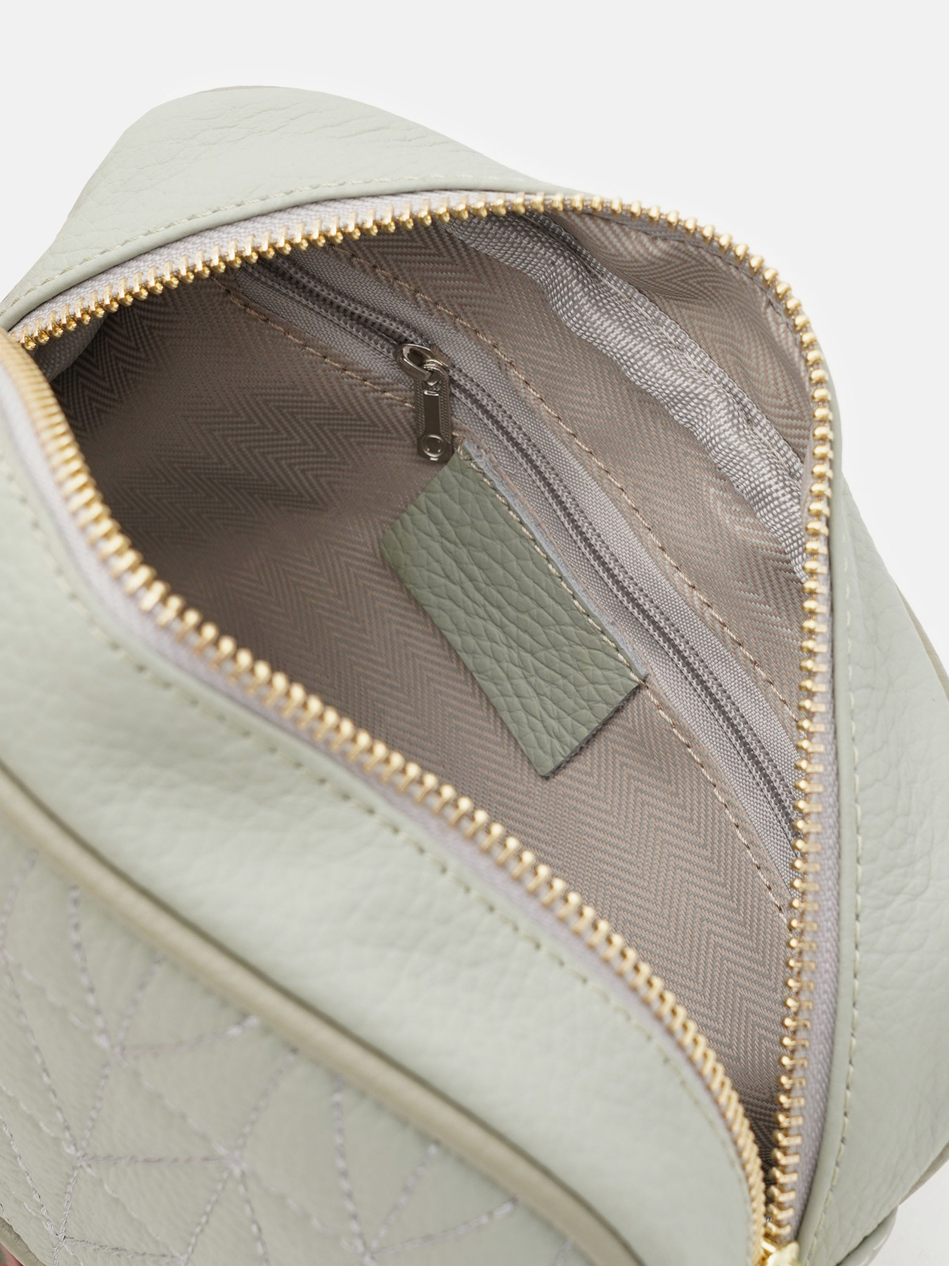 Сумки Borsa Leather модель K16602ol-oliva Фото