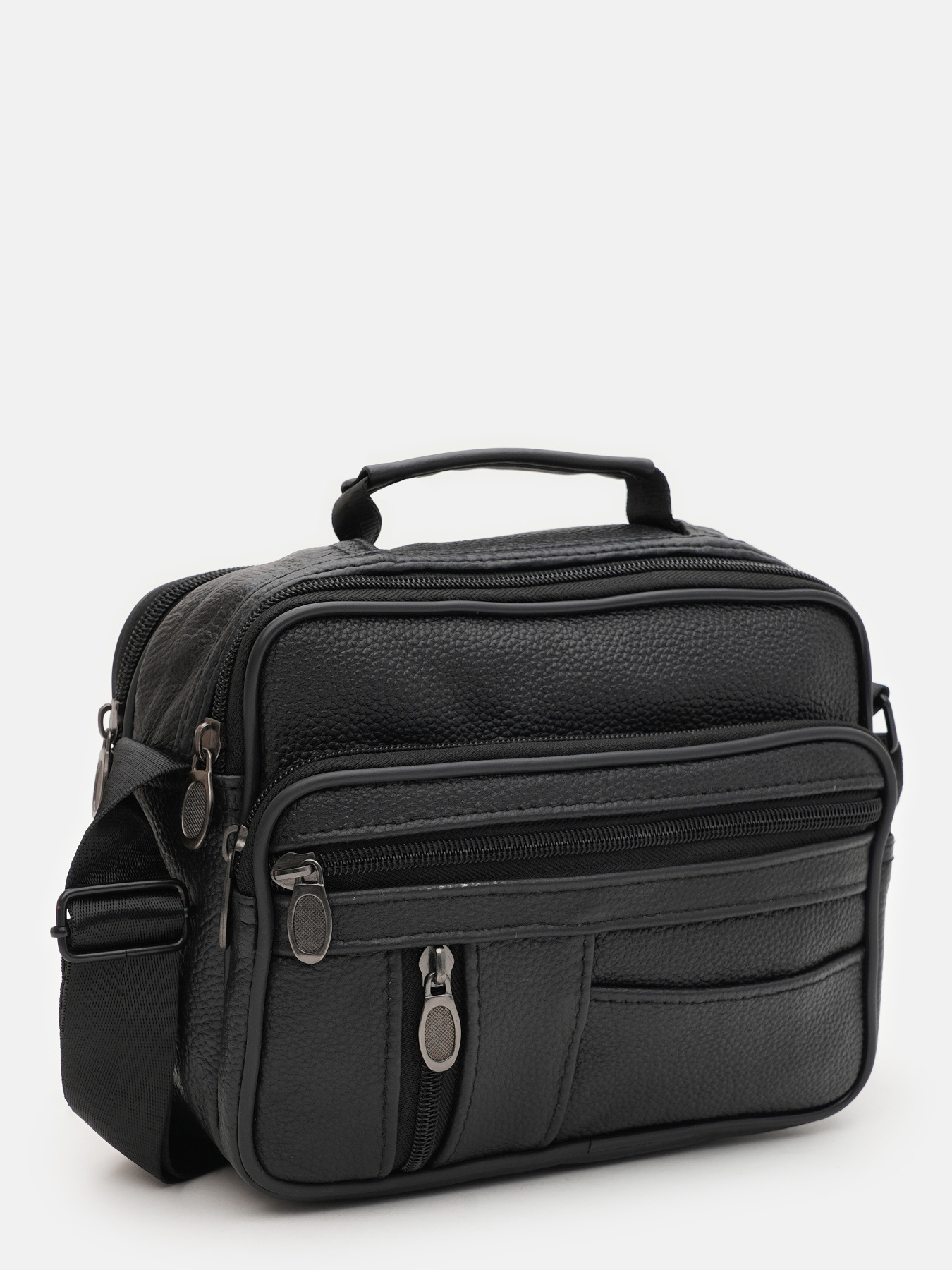 Сумки Borsa Leather модель K16688-2bl-black Фото