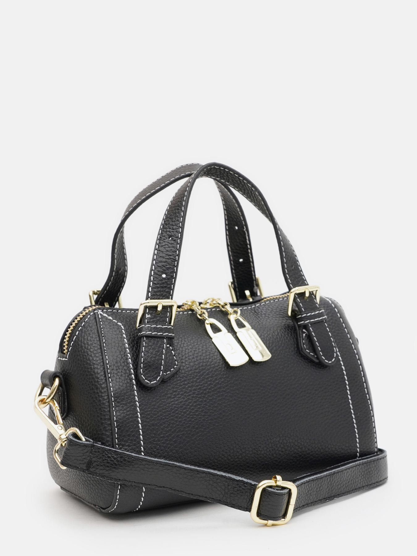 Сумки Borsa Leather модель K11331bl-black Фото