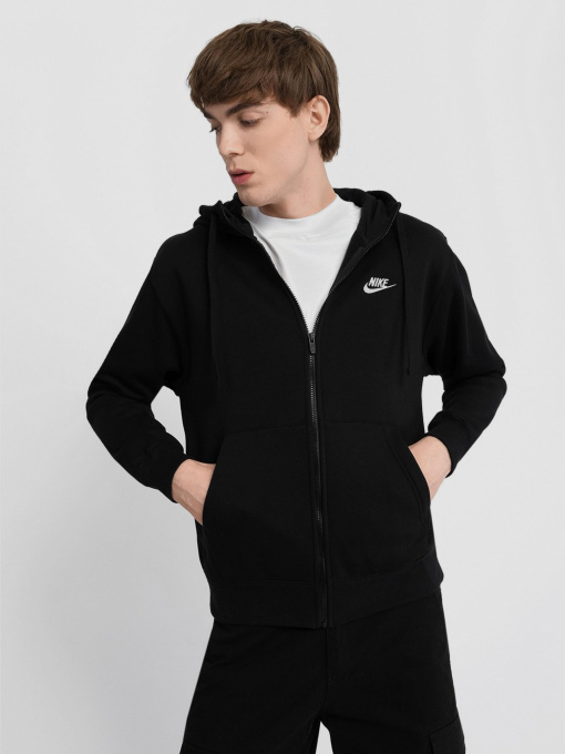 Худі та світшоти NIKE M Nsw Club Hoodie Fz Bb модель BV2645-010 Фото